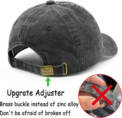 Women'S Embroidered Dog Mom Hat Adjustable Denim Baseball Cap