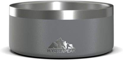 Dog Bowl; Non Slip Stainless Steel; Water and Food Dish; Large Sized and Small Dogs; 32Oz 64Oz; Multiple Sizes; 4 Cup | White