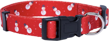 American Flag Dog Collar- Red White and Blue- Patriotic Collars for 4Th of July, USA- Adjustable Small, Medium, Large Breed Dogs (Medium, Flag I)