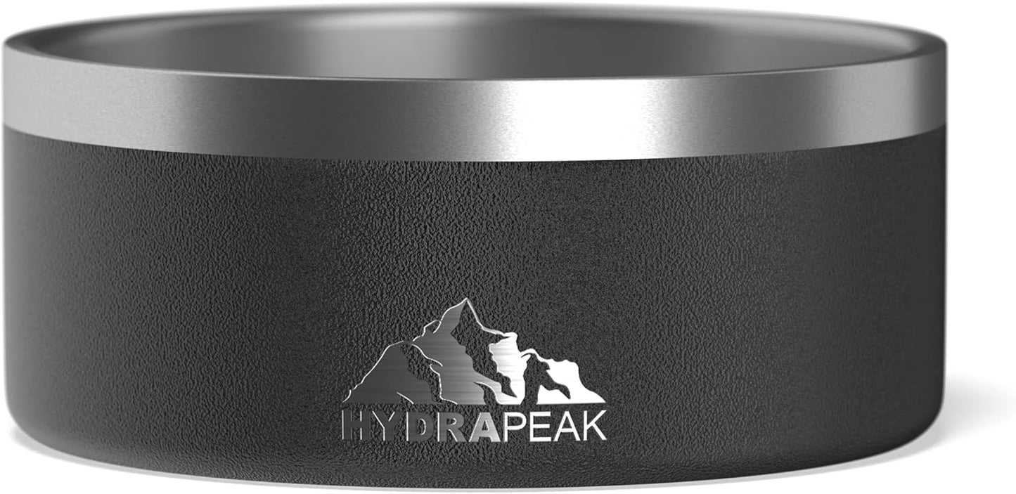 Dog Bowl; Non Slip Stainless Steel; Water and Food Dish; Large Sized and Small Dogs; 32Oz 64Oz; Multiple Sizes; 4 Cup | White