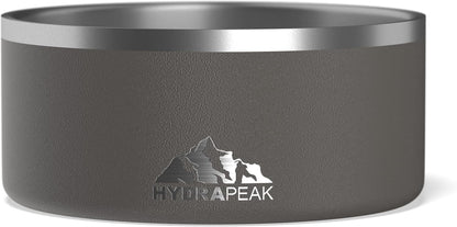 Dog Bowl; Non Slip Stainless Steel; Water and Food Dish; Large Sized and Small Dogs; 32Oz 64Oz; Multiple Sizes; 4 Cup | White