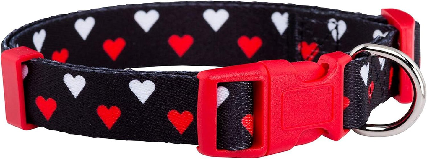 American Flag Dog Collar- Red White and Blue- Patriotic Collars for 4Th of July, USA- Adjustable Small, Medium, Large Breed Dogs (Medium, Flag I)