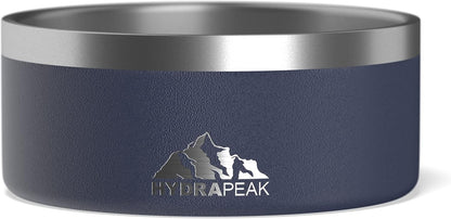 Dog Bowl; Non Slip Stainless Steel; Water and Food Dish; Large Sized and Small Dogs; 32Oz 64Oz; Multiple Sizes; 4 Cup | White
