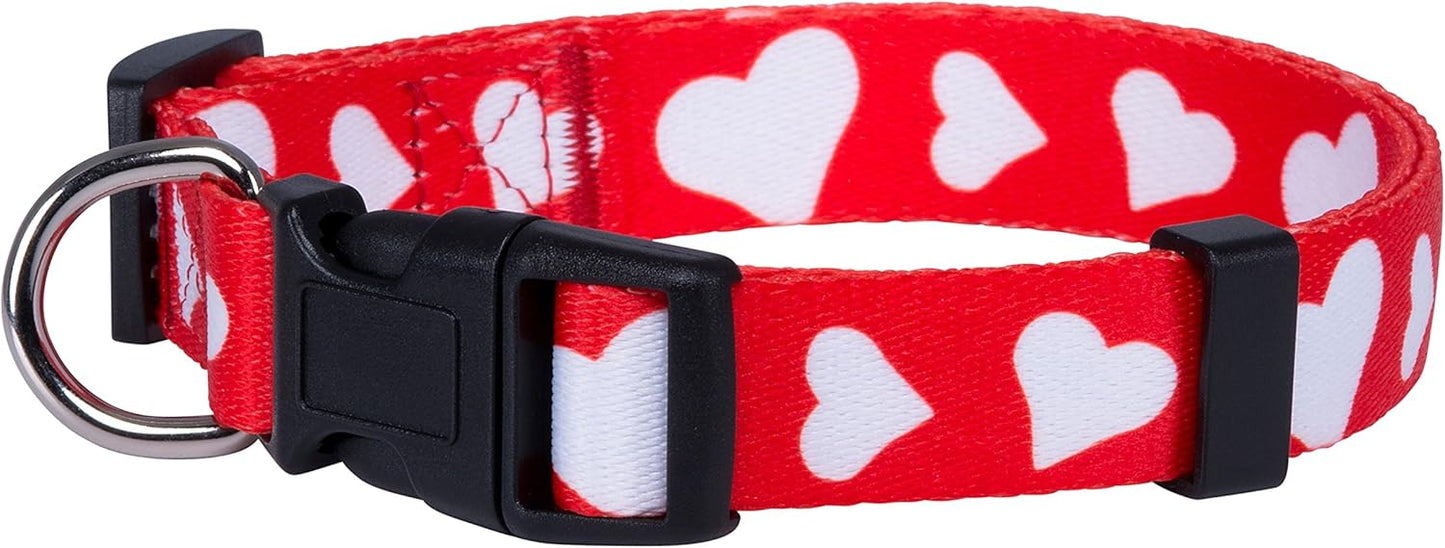 American Flag Dog Collar- Red White and Blue- Patriotic Collars for 4Th of July, USA- Adjustable Small, Medium, Large Breed Dogs (Medium, Flag I)