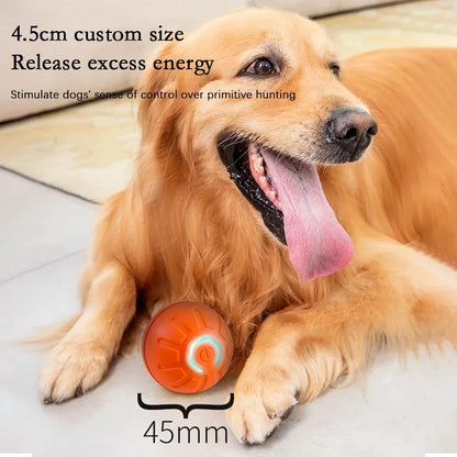 Smart Dog Toy Ball Electronic Interactive Pet Toy Moving Ball USB Automatic Moving Bouncing for Puppy Birthday Gift Cat Product