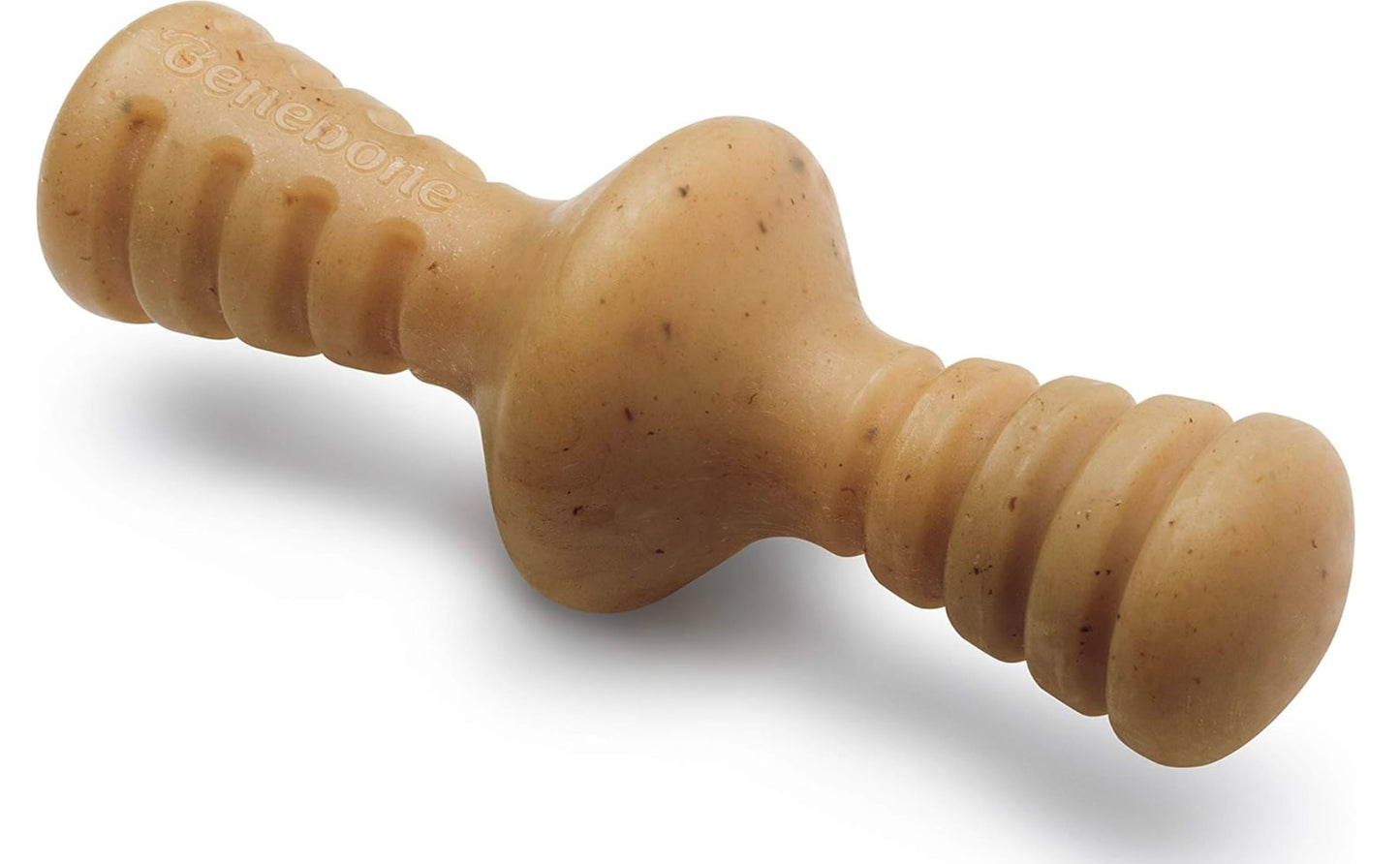 Zaggler Rolling Dog Chew Toy for Aggressive Chewers, Real Chicken, Made in USA, Medium
