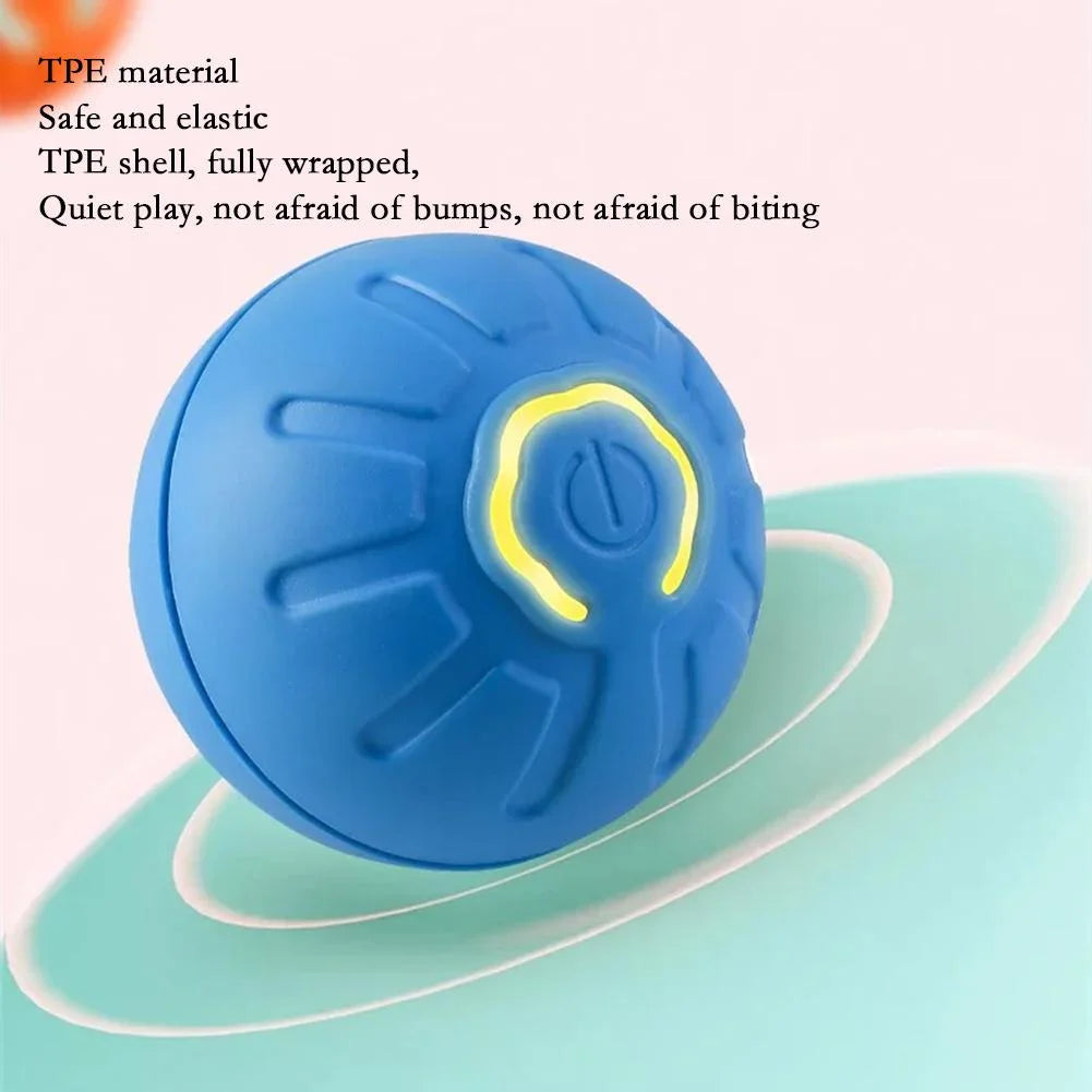Smart Dog Toy Ball Electronic Interactive Pet Toy Moving Ball USB Automatic Moving Bouncing for Puppy Birthday Gift Cat Product