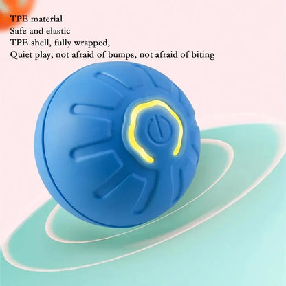 Smart Dog Toy Ball Electronic Interactive Pet Toy Moving Ball USB Automatic Moving Bouncing for Puppy Birthday Gift Cat Product