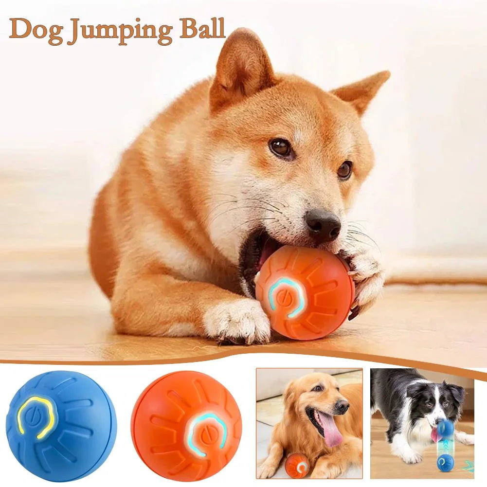 Smart Dog Toy Ball Electronic Interactive Pet Toy Moving Ball USB Automatic Moving Bouncing for Puppy Birthday Gift Cat Product
