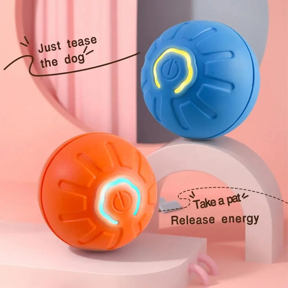 Smart Dog Toy Ball Electronic Interactive Pet Toy Moving Ball USB Automatic Moving Bouncing for Puppy Birthday Gift Cat Product